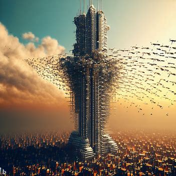 Baustelle der Zukunft: Roboter so gro wie Insekten bauen Wolkenkratzer