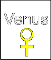 Tiertarot: Venussymbol: Herrschaft der Venus ber die fnf Schwerter