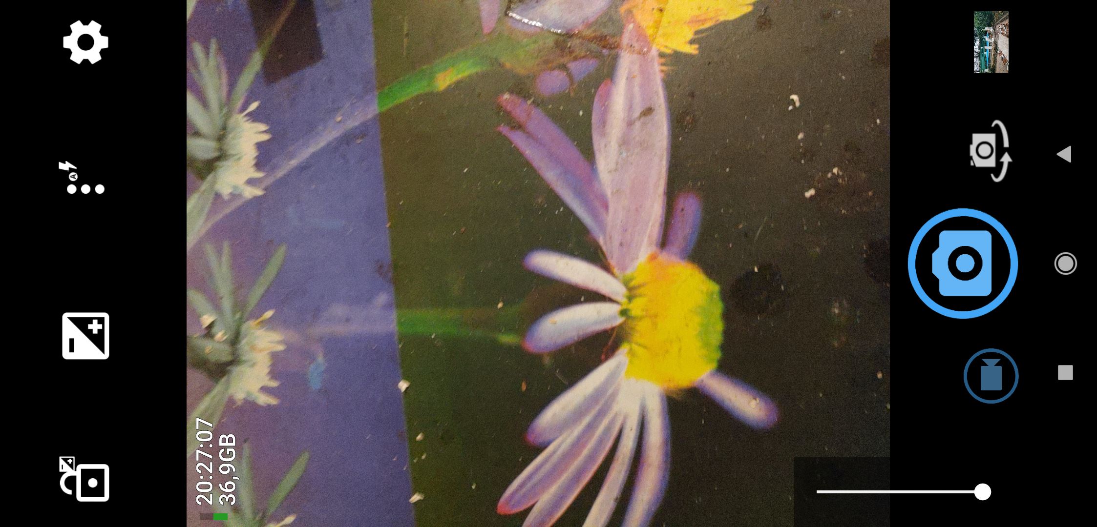 Heruntergesampeltes Bild bei Lowlight mit Open Camera