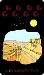 animal tarot: IIX discs