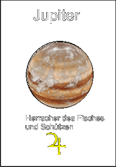 Tiertarot: Beschreibung des Fisches: Planet Jupiter