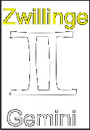 Tiertarot: Beschreibung des Zwillings: Sternsymbol
